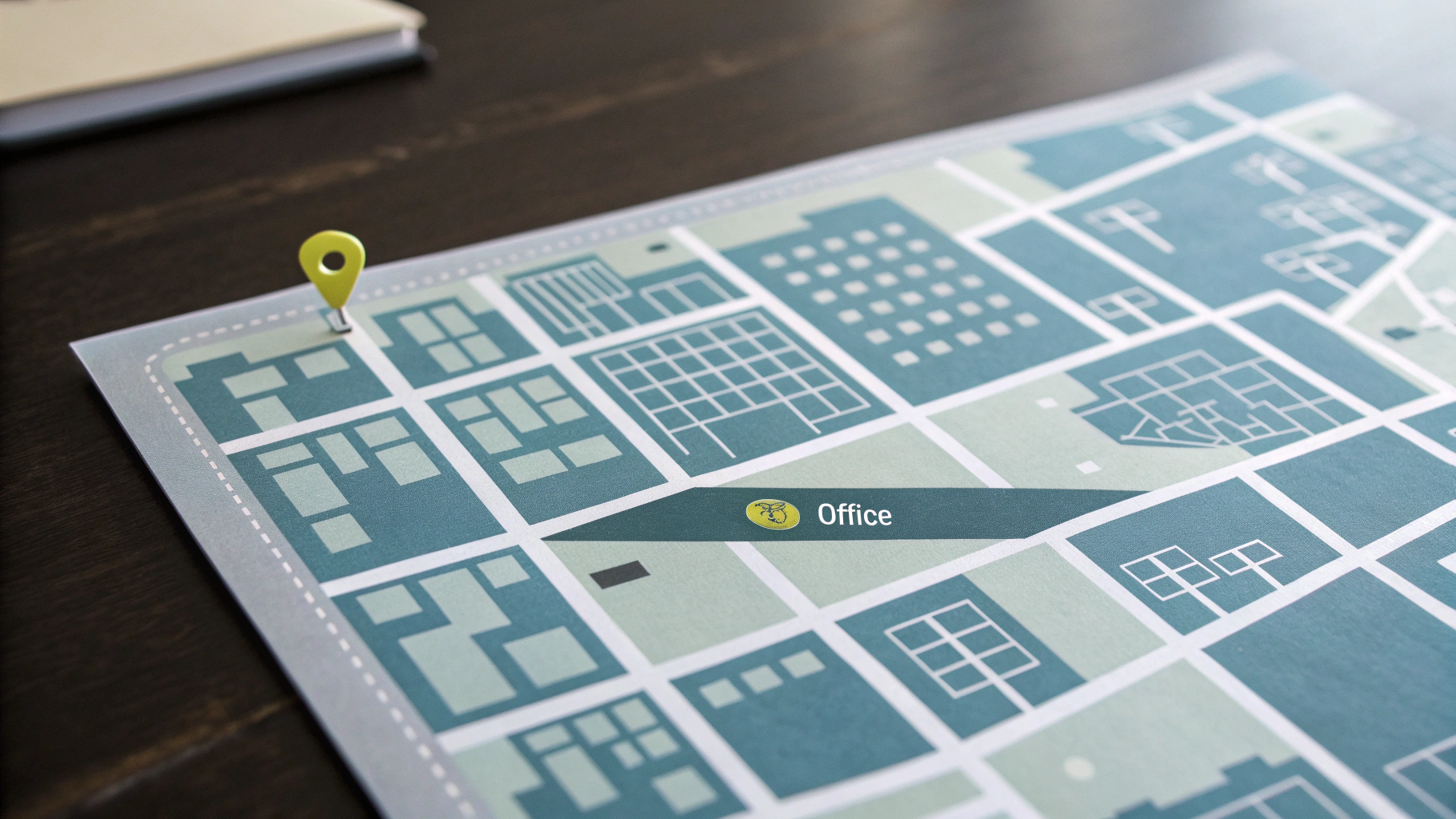 Mapa de ubicación de las oficinas centrales